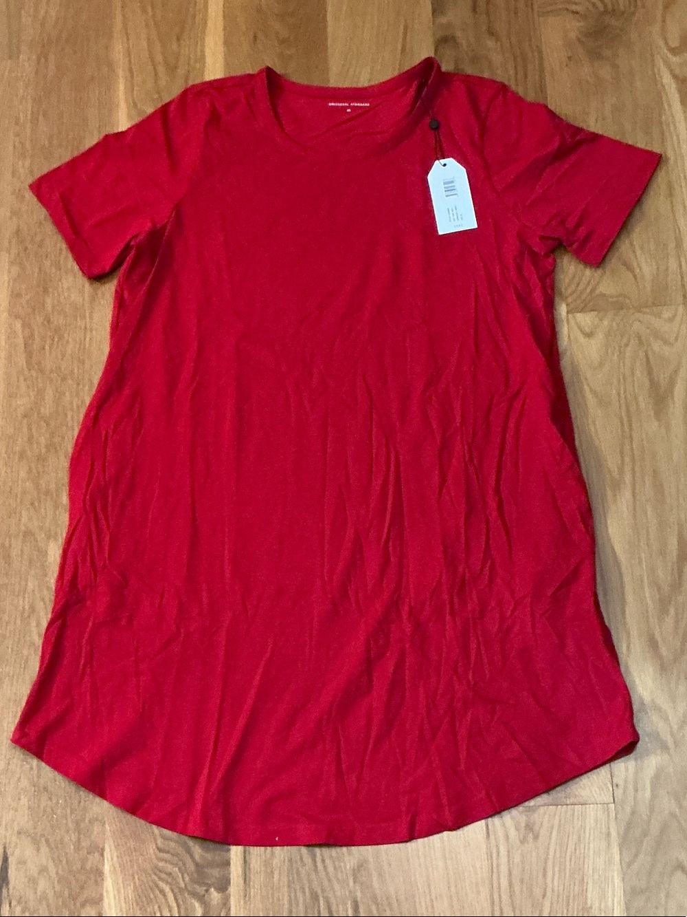 Universal Standard Halie T-shirt Dress Barbados Red Size XS